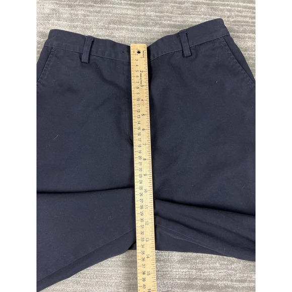 Lands End Pants Womens 6 Blue Chino Khaki Straight‎ Leg Casual - Picture 7 of 12